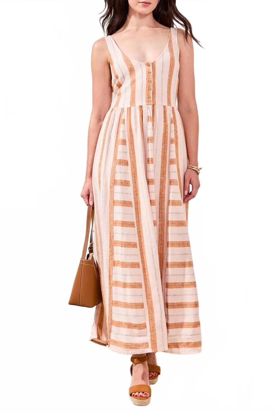 NEW TRIBAL bra freindly maxi dress in sahara beige